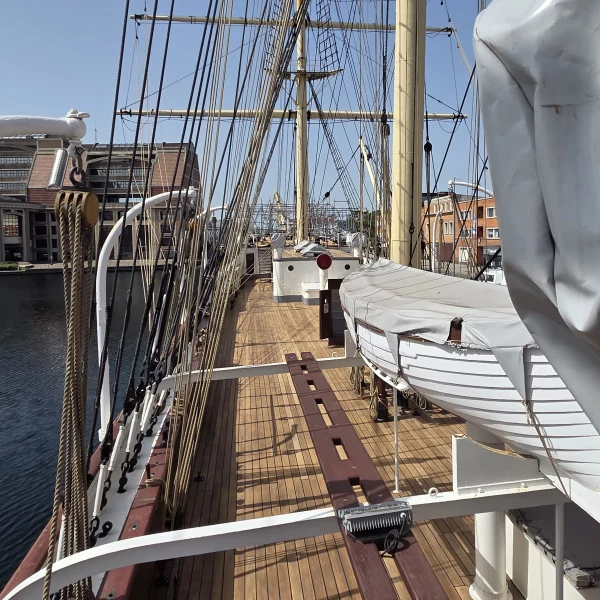 Kreative Decks begins their maintenance work on the Duchesse Anne deck.